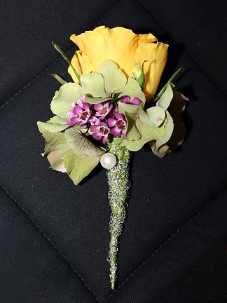 Corsage for the groom