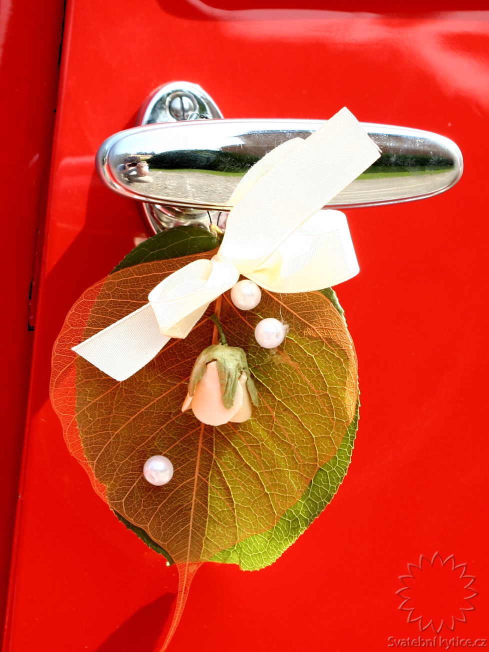 Decoration for the wedding car