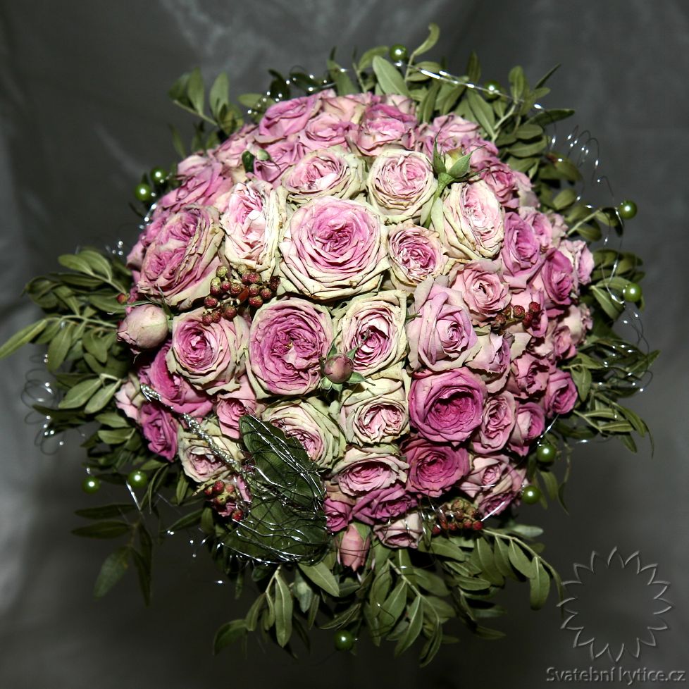 Freeze dried wedding bouquet